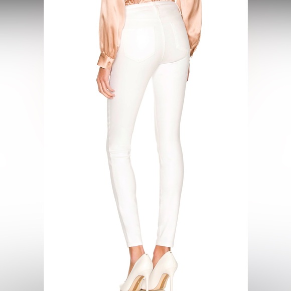 L'AGENCE Marguerite High Rise Skinny in Blanc Jeans - Picture 8 of 8